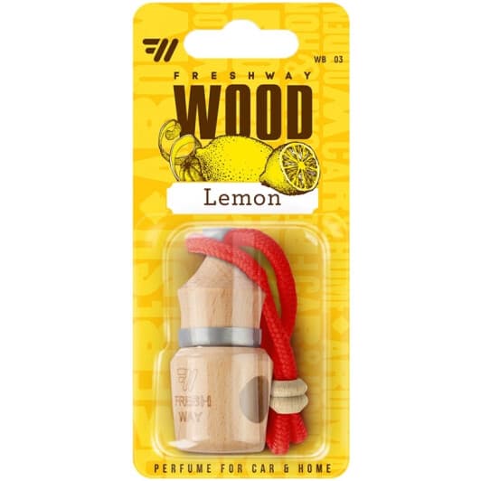 Ароматизатор Fresh Way Wood Blister Lemon 5 мл