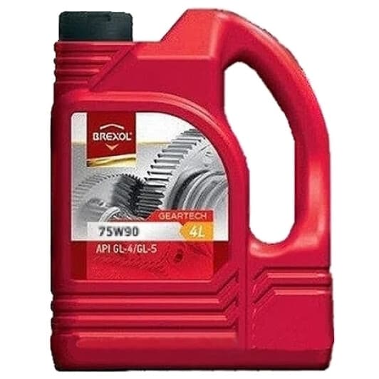 Brexol Geartech EP GL-4 / 5 75W-90 (4 л) трансмиссионное масло