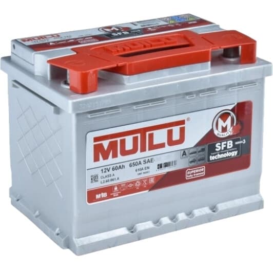 Акумулятор Mutlu 6 CT-60-R S3 SMF56083