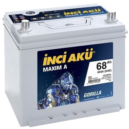 Аккумулятор Inci Aku 6 CT-68-R Maxim A Gorilla D23068060011