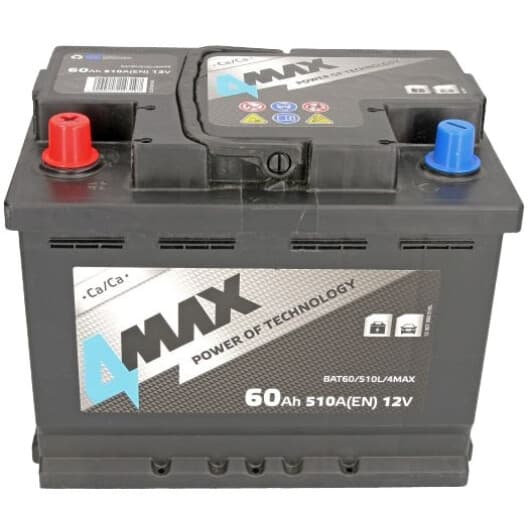 Акумулятор 4Max 6 CT-60-L BAT60510L4MAX