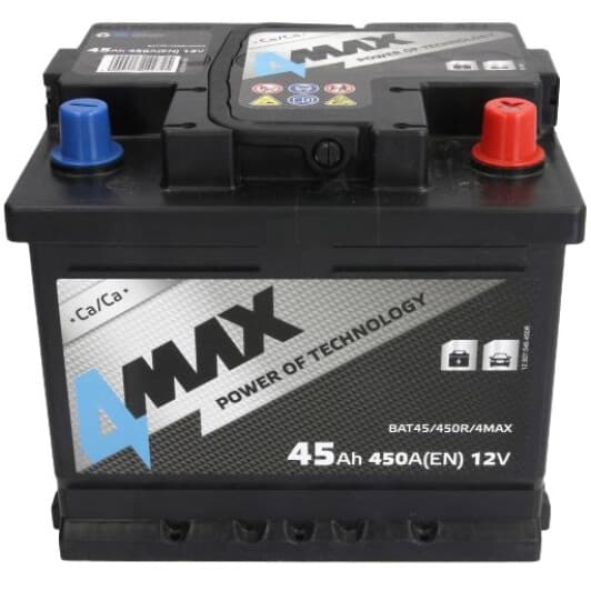 Аккумулятор 4Max 6 CT-45-R BAT45450R4MAX