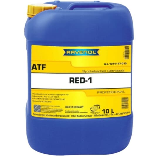 Ravenol ATF RED-1 (10 л) трансмиссионное масло