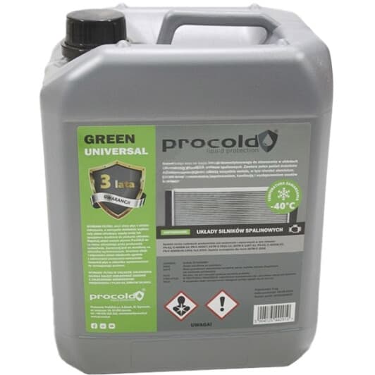 Procold G11 зелений -40 °C, 10 л (PG4010K) готовий антифриз