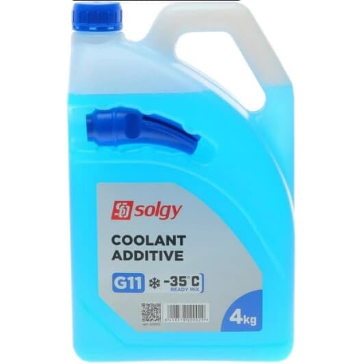 Solgy G11 синій -35 °C, 4 л (503002) готовий антифриз