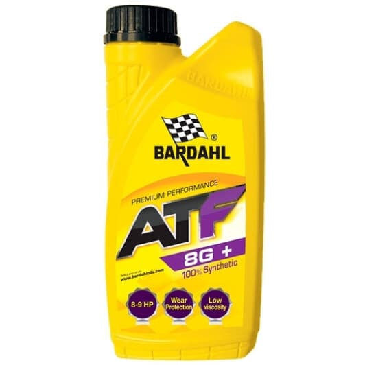 Трансмісійна олива Bardahl ATF 8G+ синтетична