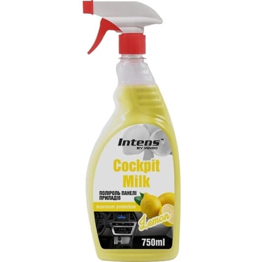 Полироль для салона Winso Intens Cockpit Milk лимон 750 мл
