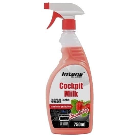 Полироль для салона Winso Intens Cockpit Milk клубника 750 мл