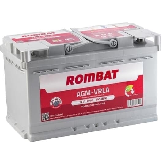 Акумулятор Rombat 6 CT-80-R AGM-VRLA AGM80