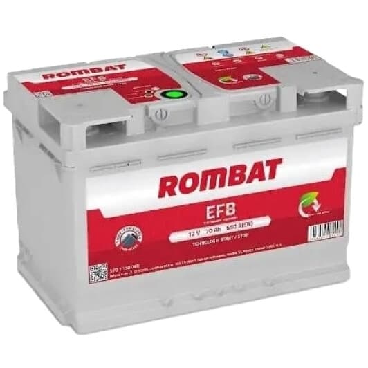 Аккумулятор Rombat 6 CT-70-R EFB F370