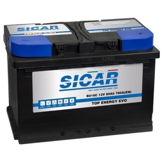 Аккумулятор Sicar 6 CT-80-R Top Energy Evo B016C