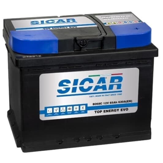Аккумулятор Sicar 6 CT-65-R Top Energy Evo B068C