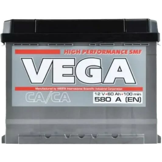 Акумулятор VEGA 6 CT-60-R Standard V60054013