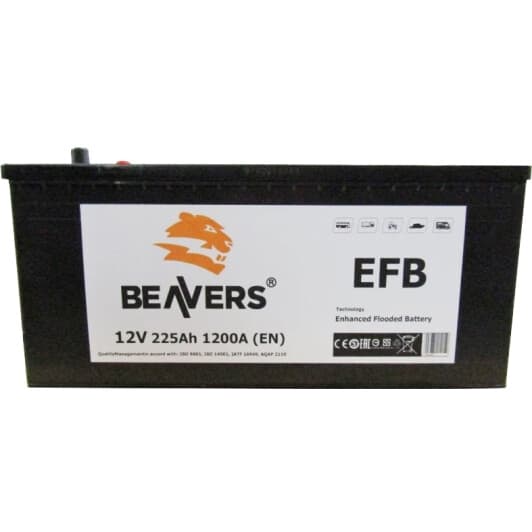 Аккумулятор Beavers 6 CT-225-L EFB 6225LBEAVERSEFB