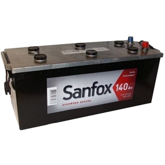 Аккумулятор Sanfox 6 CT-140-L Overwork Defend AKBGU1031