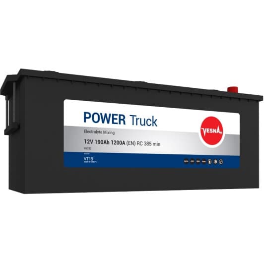 Аккумулятор Vesna 6 CT-190-L Power Truck 836912