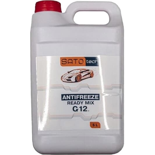SATO tech Ready Mix G12 красный -35 °C, 5 л (G1205RRM) готовый антифриз
