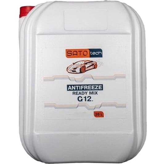 SATO tech Ready Mix G12 красный -35 °C, 20 л (G1220RRM) готовый антифриз