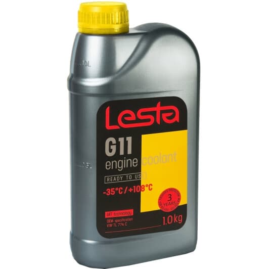 LESTA G11 жовтий -35 °C готовий антифриз