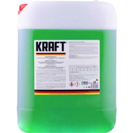 KRAFT G11 зеленый -35 °C, 20 л (KF116) готовый антифриз