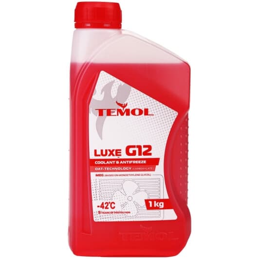 TEMOL Luxe G12 красный -42 °C готовый антифриз