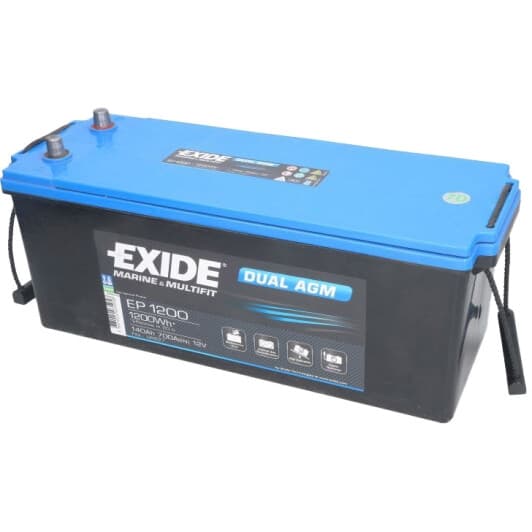 Аккумулятор Exide 6 CT-140-L Marine & Multifit EP1200
