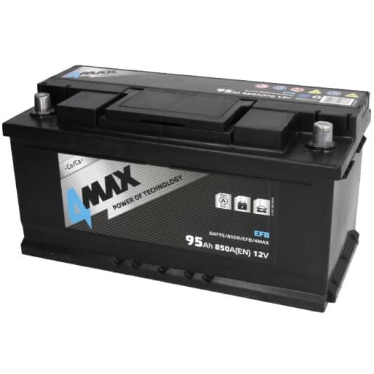 Акумулятор 4Max 6 CT-95-R EFB BAT95-850R-EFB-4MAX