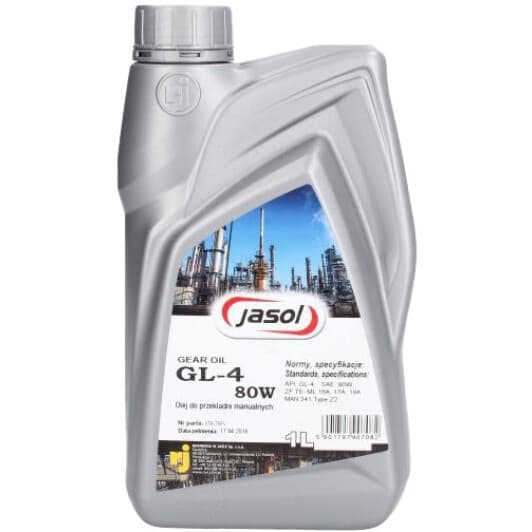 Трансмісійна олива Jasol Gear Oil GL-4 80W мінеральна