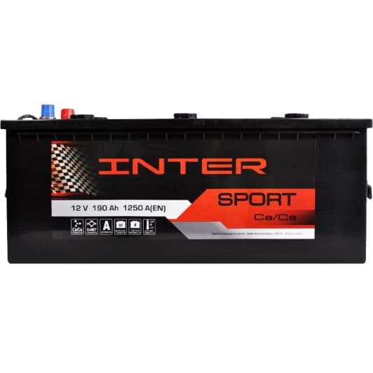 Аккумулятор Inter 6 CT-190-L Sport 4820219073987