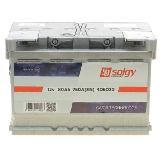 Аккумулятор Solgy 6 CT-80-R 406020