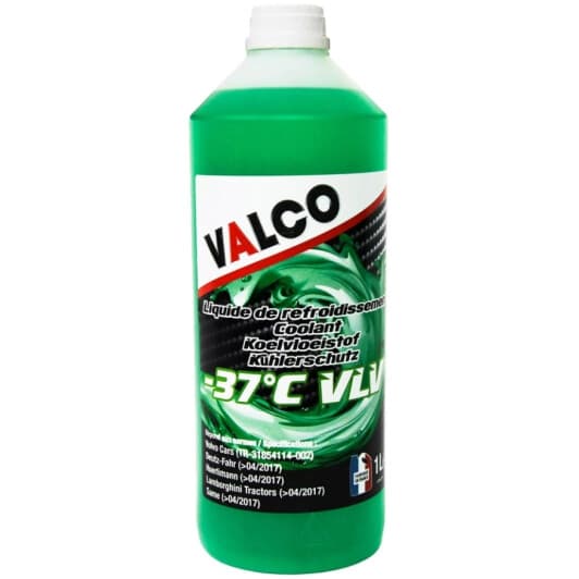 Valco VLV G11 зелений -37 °C готовий антифриз