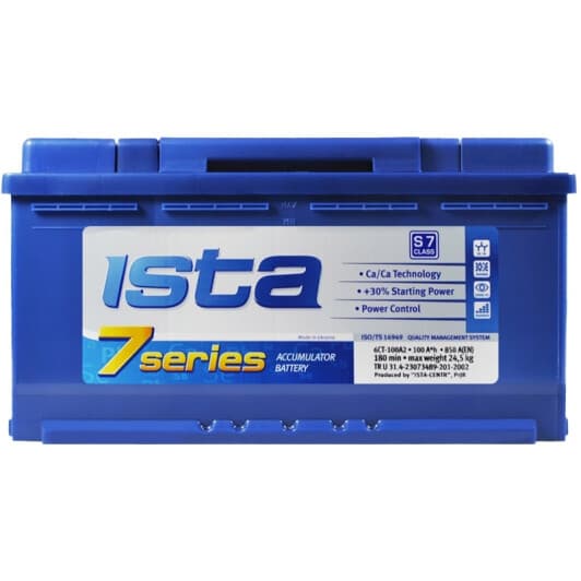 Аккумулятор Ista 6 CT-100-R 7 Series 60060042191