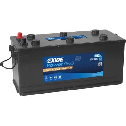 Аккумулятор Exide 6 CT-180-L Agri&Construction EJ1805