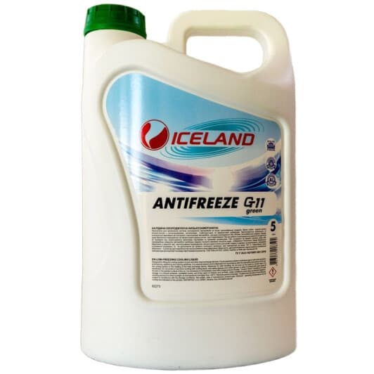 Iceland G11 зелений -24 °C, 5 л (6572) готовий антифриз