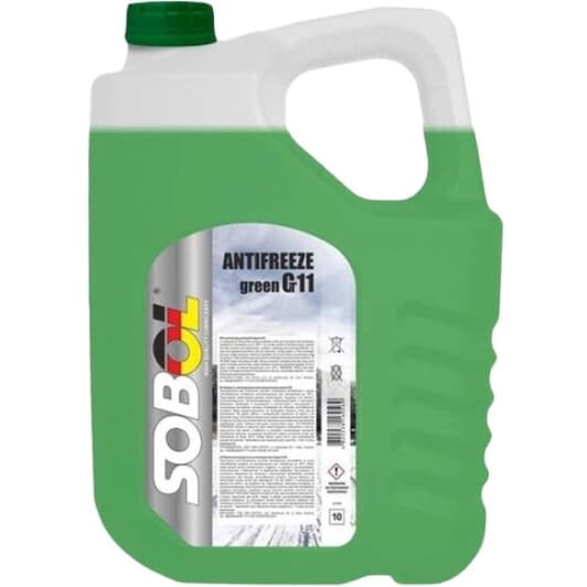 Sobol G11 зелений -30 °C, 10 л (7740) готовий антифриз