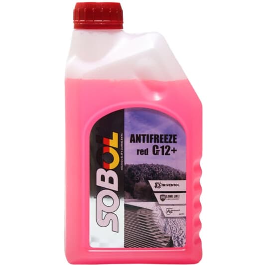 Sobol G12+ красный -30 °C готовый антифриз