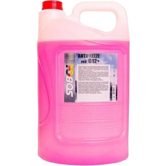 Sobol G12+ червоний -30 °C, 10 л (7745) готовий антифриз