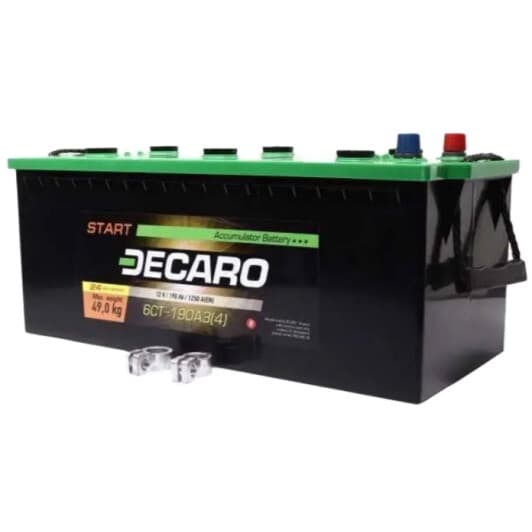 Аккумулятор DECARO 6 CT-190-R Start 619034S