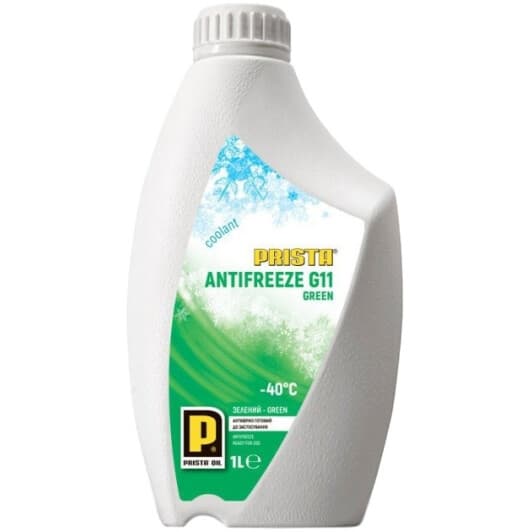 Prista G11 зелений -40 °C, 1 л (P020234) готовий антифриз