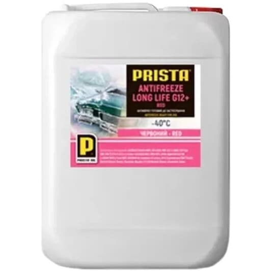 Prista Long Life G12+ красный -40 °C, 10 л (P020226) готовый антифриз