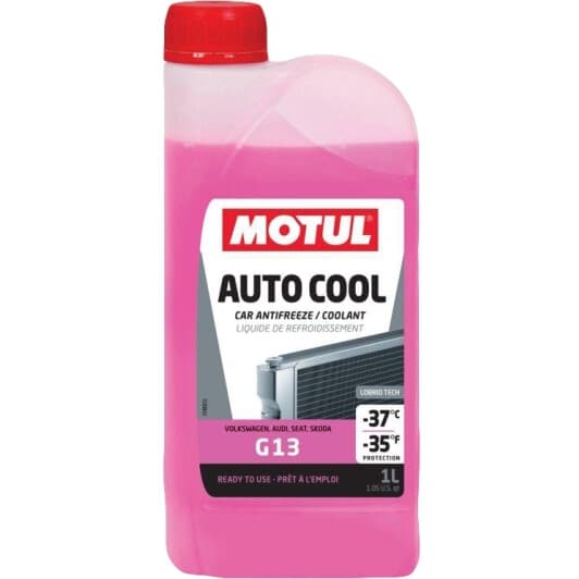 Motul Coolant G13 розовый -37 °C готовый антифриз