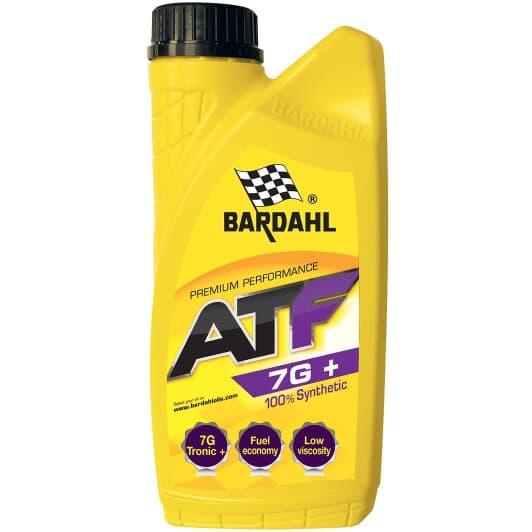 Трансмісійна олива Bardahl ATF 7G + синтетична