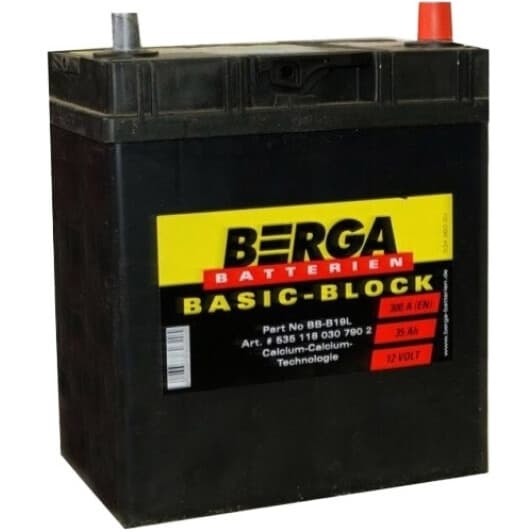 Аккумулятор Berga 6 CT-35-R Basic Block 535118030