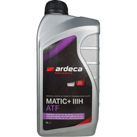 Трансмісійна олива Ardeca Matic+ IIIH мінеральна
