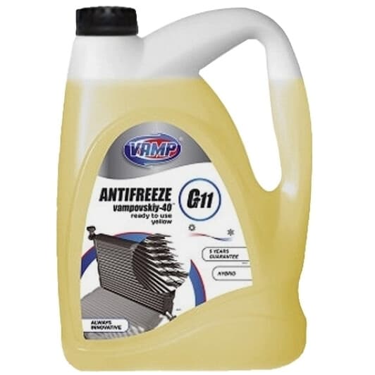 VAMP MEG G11 желтый -38 °C, 3 л (7935) готовый антифриз
