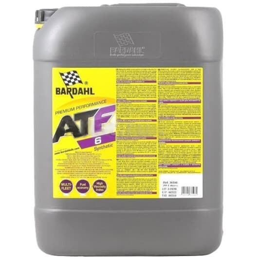 Трансмісійна олива Bardahl ATF D VI синтетична