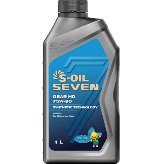 Трансмісійна олива S-Oil Seven Gear HD GL-5 75W-90 синтетична