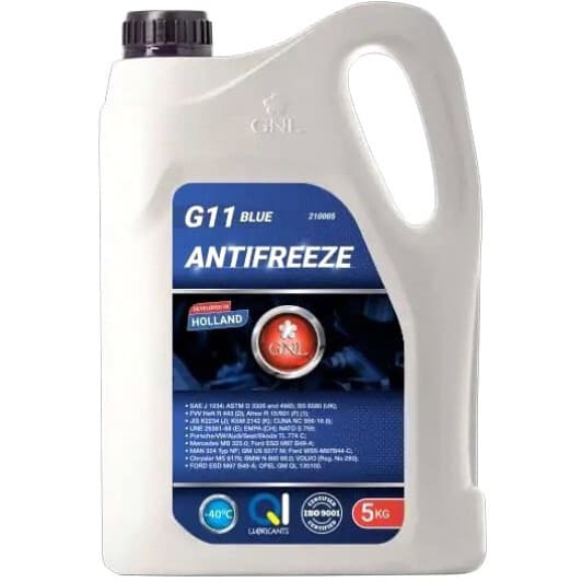GNL G11 синій -40 °C, 5 л (210005) готовий антифриз
