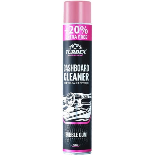 Поліроль для салону TURBEX Dashboard Cleaner bubble gum 750 мл
