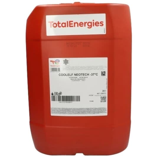 Total Coolelf Neotech OAT помаранчевий -37 °C, 20 л (230171) готовий антифриз